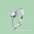 Hot sale 925 silver moissanite ring diamond ring